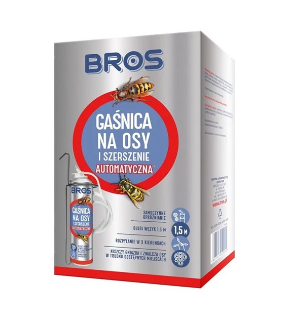 Gaśnica na osy i szerszenie 400ml automatyczna BROS