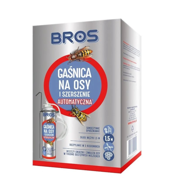 Gaśnica na osy i szerszenie 400ml automatyczna BROS