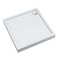 Brodzik akrylowy ALATUS Standard Plus kwadratowy 80x80x16cm głębokość 5cm, biały, ALATUS