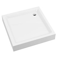 Brodzik akrylowy Standard Plus kwadratowy 90x90x16cm głębokość 5cm, biały, ALATUS