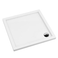 Brodzik akrylowy Standard Plus kwadratowy 90x90x5cm głębokość 3cm, biały, ALATUS