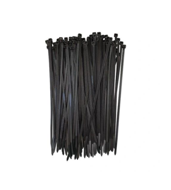 Opaski kablowe 4,8 x 500 CZARNE ERKO
