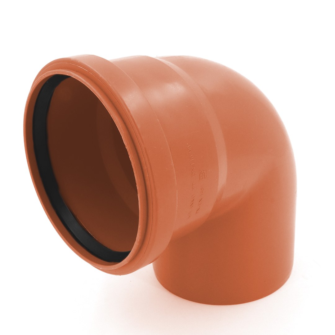 Kolano kanalizacyjne pomarańczowe 250/88 DES