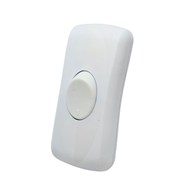 Włącznik przelotowy jednobiegunowy biały POLMARK