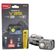 Latarka czołowa LED akumulatorowa 5W 300lm czujnik ruchu V35 ADVENTURE DIO-0488 Dioled