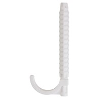 Klips do podłogi, hak podłogowy pojedynczy 10x102 DŁUGI (60 sztuk opakowanie) BIAŁE ALPHAHEAT