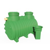 Osadnik jednopłaszczowy 5 m3 HDPE R 2-kom. + filtr- do oczyszczalni drenażowej do 10 osób