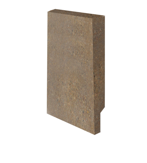 Zakończenie polimerbetonowe PEŁNE 200x350mm LEWE BIEL-BET