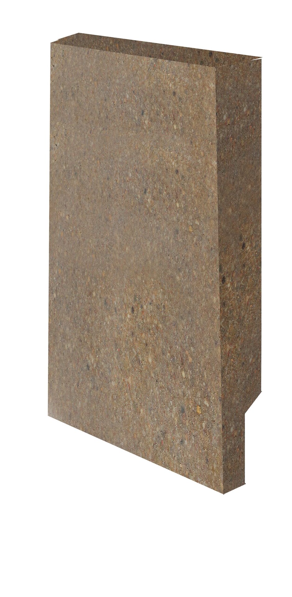 Zakończenie polimerbetonowe PEŁNE 200x350mm LEWE BIEL-BET