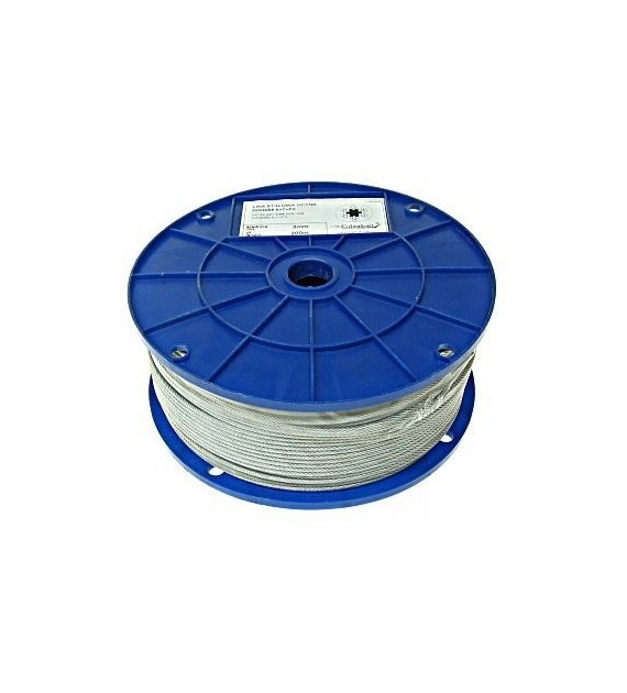 Lina stalowa ocynkowana 6,0mm  6x7 (rolka 100mb)