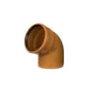 Kolano kanalizacyjne PVC-U 110/67 grubość ścianki 3.4mm SN10 SDR33 LEO
