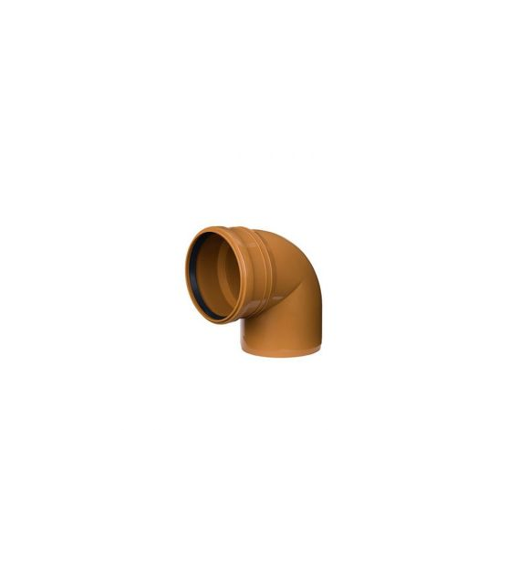 Kolano kanalizacyjne PVC-U 160/90 grubość ścianki 4.9mm SN10 SDR33 LEO