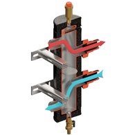 Sprzęgło hydrauliczne ocieplone SHE-PRO 2K do 156 kW, 50/125 EPP (kompatybilne z KRE PRO) ELTERM