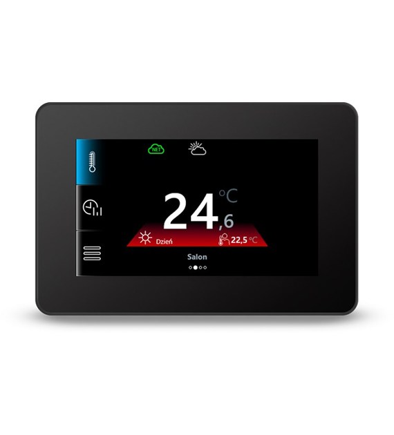 Przewodowy panel pokojowy ECO STER90 DO ECO FLOOR CZARNY ARKA