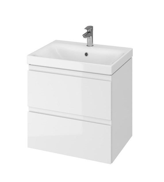 Set 977 Moduo 120 Biały Dsm (Szafka + Umywalka) MODUO CERSANIT