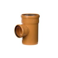 Trójnik kanalizacyjny PVC 160x110/90 LEO