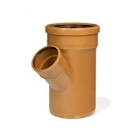 Trójnik kanalizacyjny PVC 200x110/45 LEO
