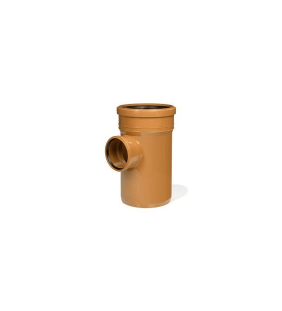 Trójnik kanalizacyjny PVC 200x110/90 LEO