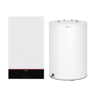 Zestaw B1HG VITODENS 100-W 1-fun.19kW + zasobnik Vitocell 100-W CUGA 100L + dokumentacja techniczna + Armatura przyłączenia natynkowa VIESSMANN