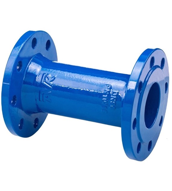 Króciec dwukołnierzowy FF 80 L-300 8 otworowy, żeliwo sferoidalne AVK
