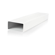 Kanał płaski 220x90 mm, dł. 1 mb, biały VENTS