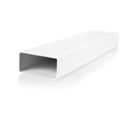 Kanał płaski 220x90 mm, dł. 1 mb, biały VENTS