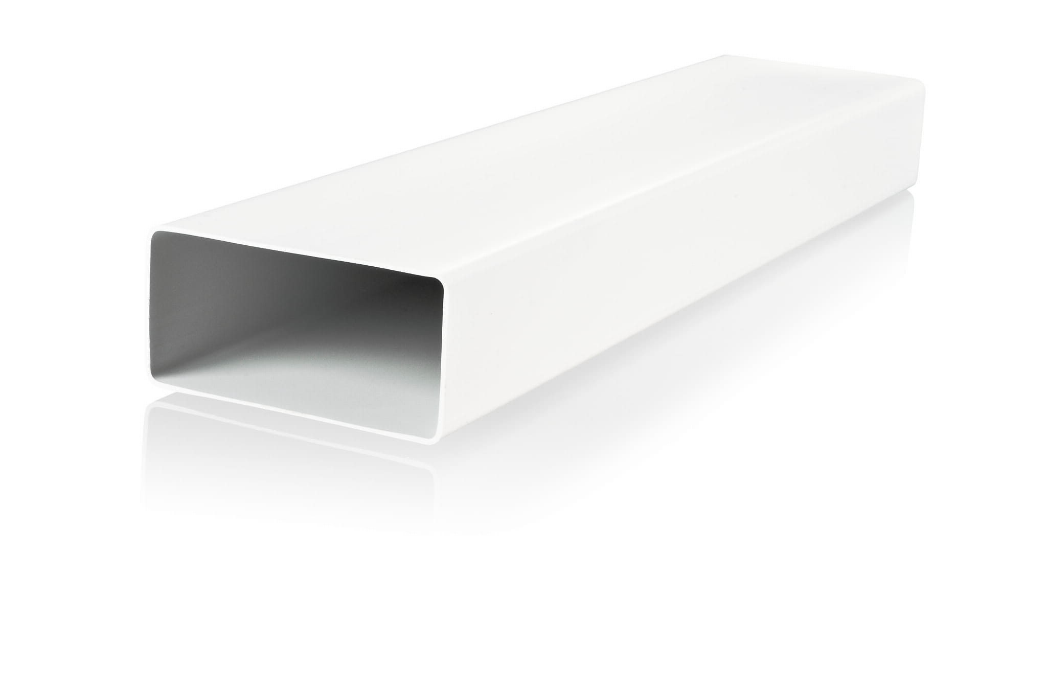 Kanał płaski 220x90 mm, dł. 1 mb, biały VENTS