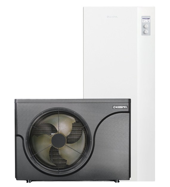 Pakiet HPM2.C-12 z pompą ciepła HPMO2-12 i jednostką wewnętrzną HPMD-12 KOSPEL
