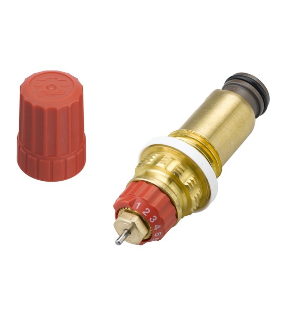 Wkładka zaworowa typu RA-N z nastawą wstępną do zabudowania w grzejnik 013G7370 DANFOSS