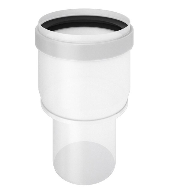 Redukcja pionowa PP DN80/125mm z uszczelką [EPDM] RICOM