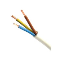 Przewód mieszkaniowy H03VV-F (OMY żo) 3x1 biały /100m/