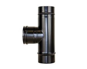 Trójnik 80/90 z zaślepką SYSTEM PELLET STAHL