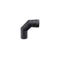 Kolano stałe 80/90 z wyczystką SYSTEM PELLET STAHL