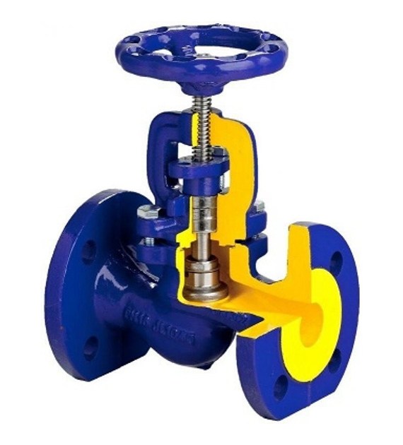 Zawór zaporowy prosty FIG.215A/01 DN40 PN40 ZETKAMA