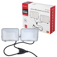 Naświetlacz LED 2x 50W 4000K 5000lm IP65 z kablem 1.8m DIO-0678 Dioled