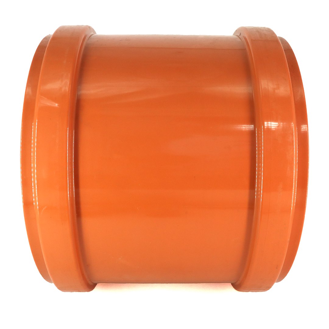 Nasuwka kanalizacyjna 315, złączka, mufa, pomarańczowa DES