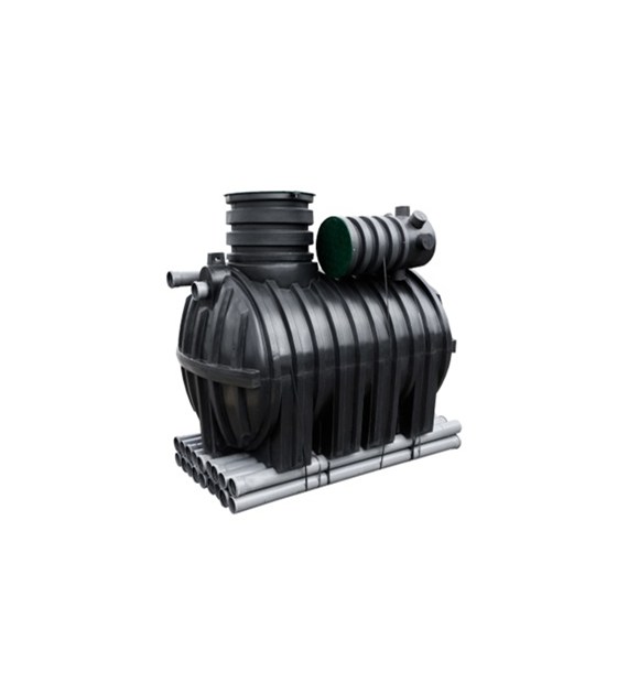 Oczyszczalnia ścieków START SOLID 3500 ZESTAW 36mb drenażu (1-5 RLM), wlot 160 EUROPLAST