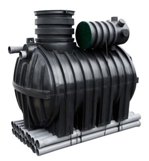 Oczyszczalnia ścieków START SOLID 3500 ZESTAW 36mb drenażu (1-5 RLM), wlot 160 EUROPLAST