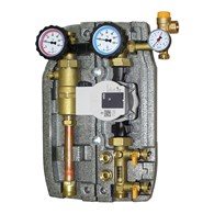 Grupa pompowa dwudrogowa 2-12l/min z pompą GRUNDFOS UPM3.25-75 ( 303651SB-12 ) gwint 3/4  S2 SOLAR 3 KOSPEL