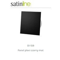 Panel plexi czarny mat /do serii wentylatorów dRim 100/125 airRoxy