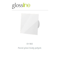 Panel plexi biały połysk /do serii wentylatorów dRim 100/125 airRoxy