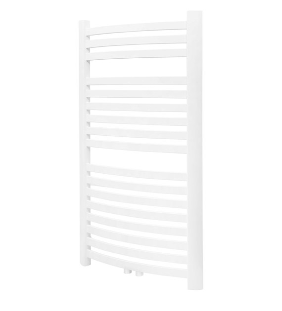 Grzejnik łazienkowy GR3V, wymiary 570x1400,  MOC-674W, Z.DOLNE V Centryczne, kolor BIAŁY DIAMOND