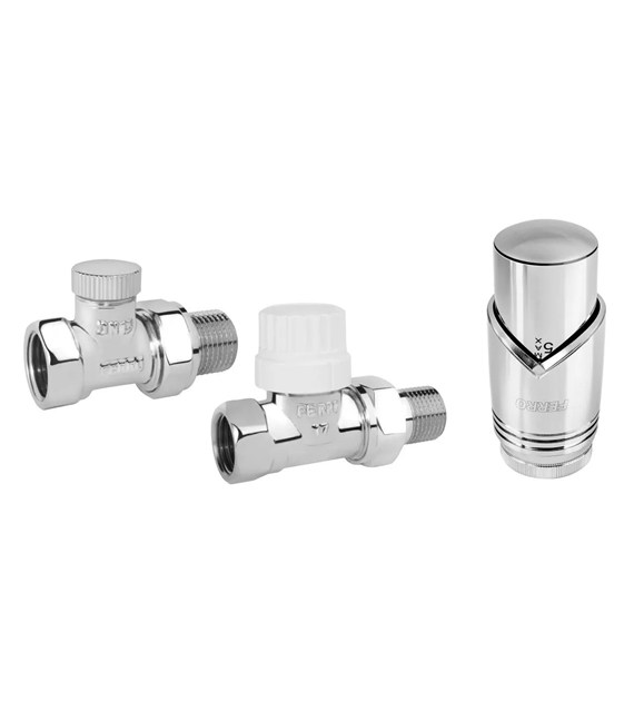 Dekoracyjny zestaw termostatyczny PROSTY, CHROM ZTM30CR FERRO