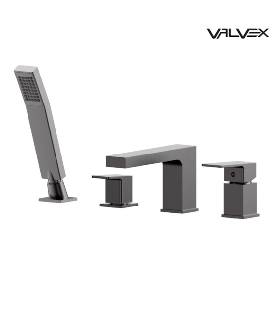 Bateria wannowa 4 otworowa ARS GUN METAL VALVEX