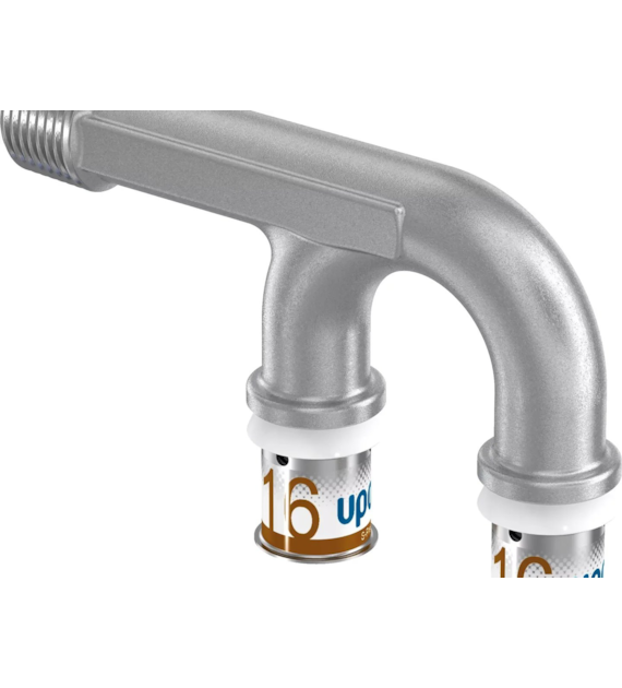 Kolano naścienne Mixer R1/2  MT-16-16 Uponor S-Press Plus 1070636 UPONOR