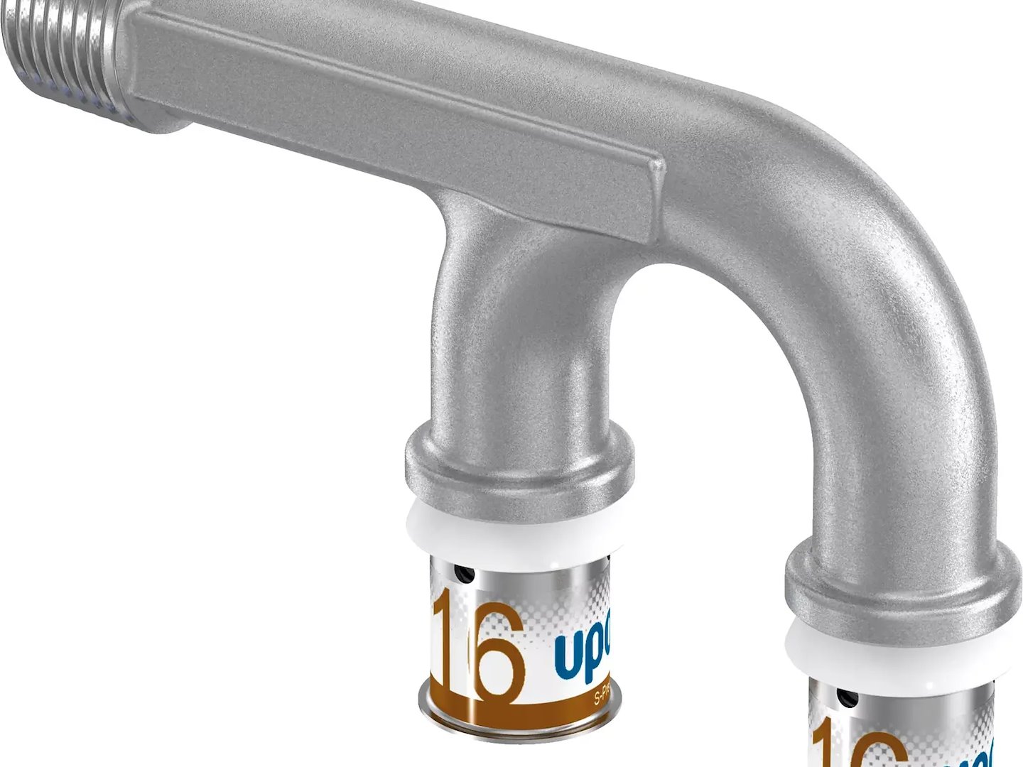 Kolano naścienne Mixer R1/2  MT-16-16 Uponor S-Press Plus 1070636 UPONOR
