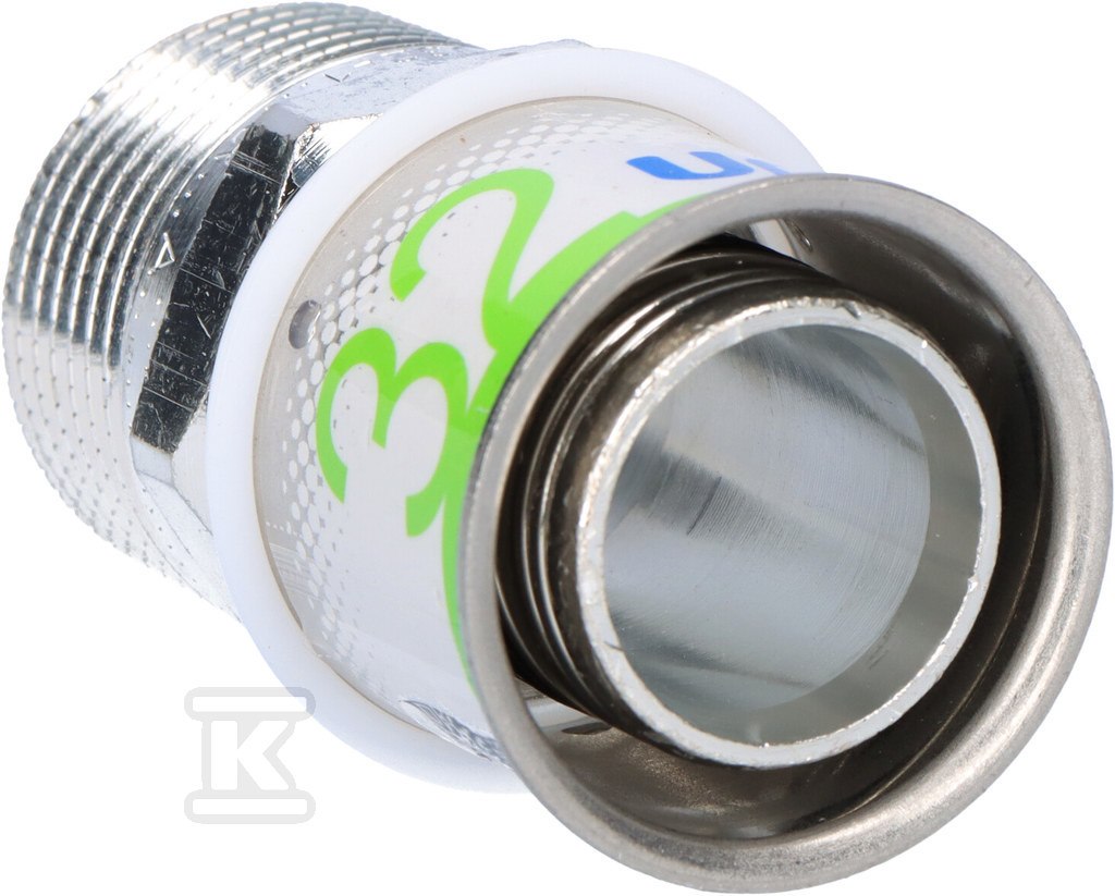 Złączka z gwintem zewnętrznym 32-R1 MT Uponor S-Press Plus 1070509