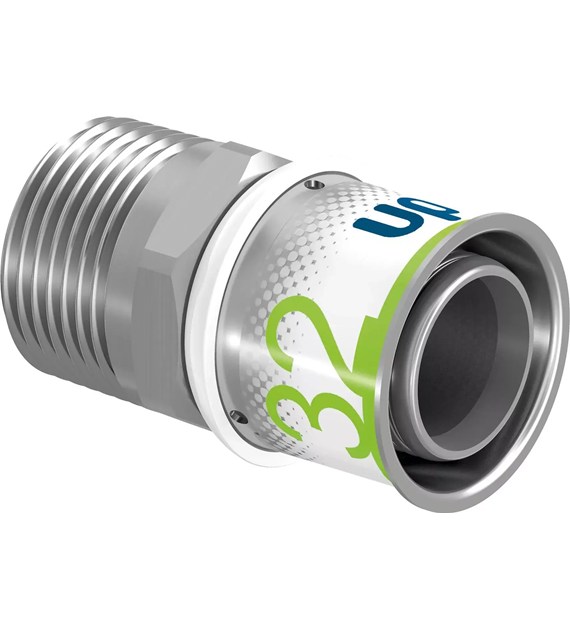 Złączka z gwintem zewnętrznym 32-R1 MT Uponor S-Press Plus 1070509