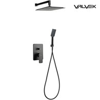 VALVEX LOFT BLACK Zestaw natryskowy podtynkowy