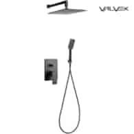 VALVEX LOFT BLACK Zestaw natryskowy podtynkowy